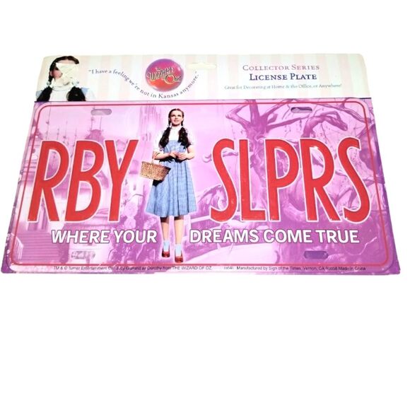 New Wizard of Oz Dorothy Decorative License Plate - Picture 1 of 7